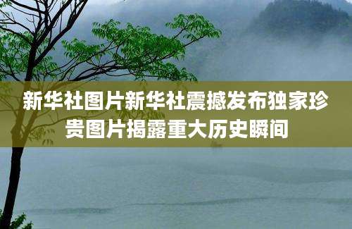 新华社图片新华社震撼发布独家珍贵图片揭露重大历史瞬间
