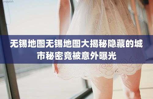 无锡地图无锡地图大揭秘隐藏的城市秘密竟被意外曝光
