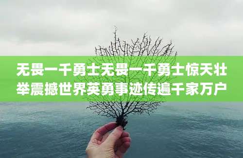 无畏一千勇士无畏一千勇士惊天壮举震撼世界英勇事迹传遍千家万户